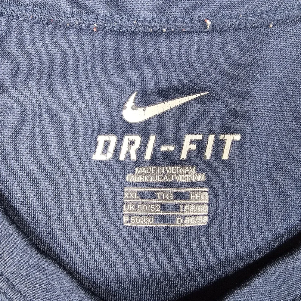 Nike Tampa Bay Rays MLB Authentic Collection‎ Dri-FIT Shirt Men's XXL Navy Blue